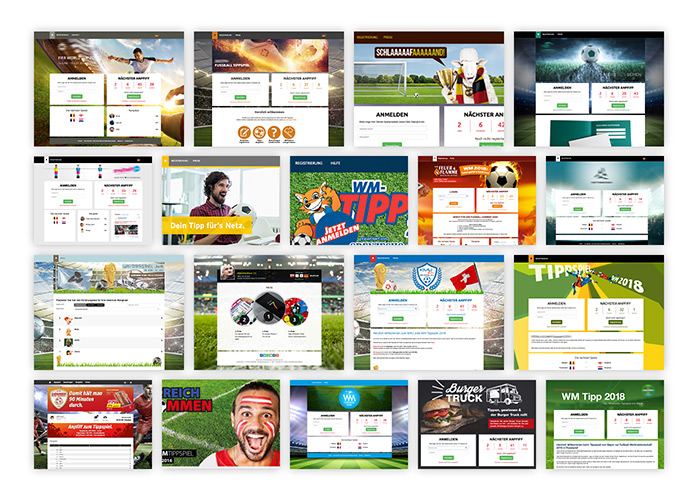 Screenshot WM-Tippspiele